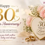 30th wedding anniversary wishes