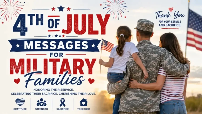 4th of July Messages for Military Families