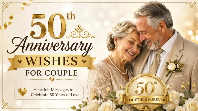 50th anniversary wishes for couple