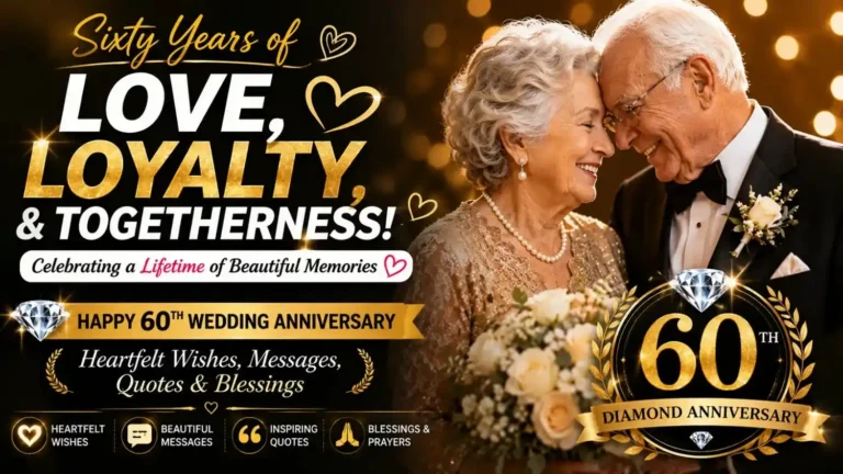 60th Wedding Anniversary Wishes