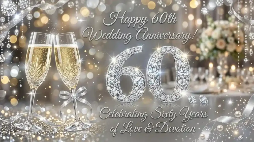 best 60th Wedding Anniversary Wishes