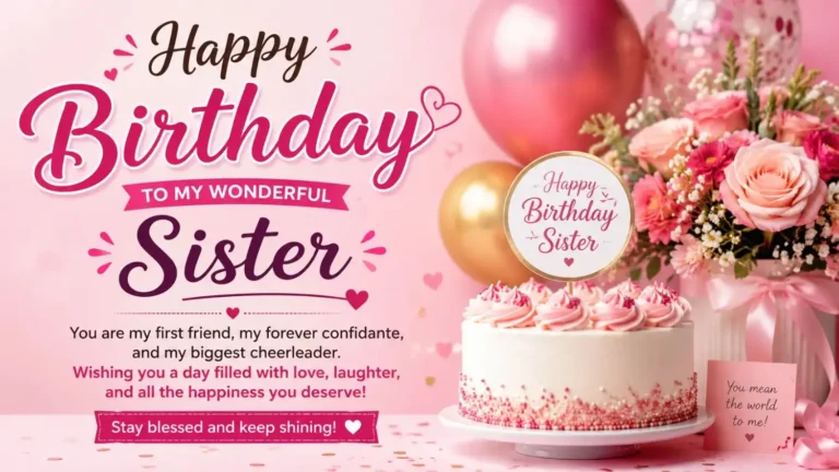 birthday wishes for sister