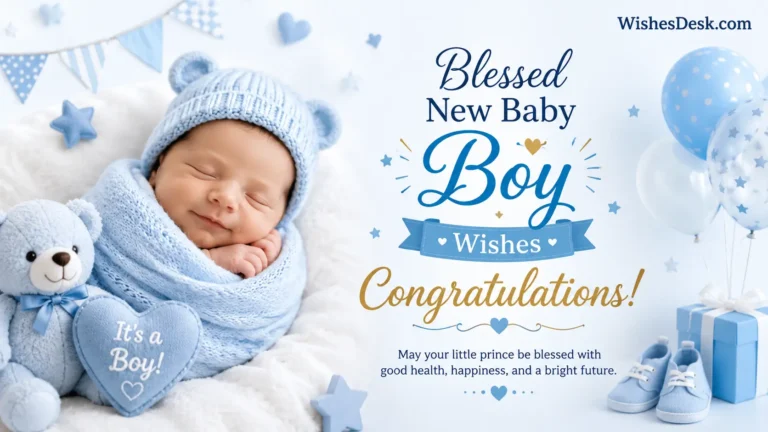 blessed new baby boy wishes congratulations