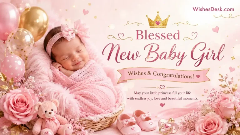 blessed new baby girl wishes congratulations
