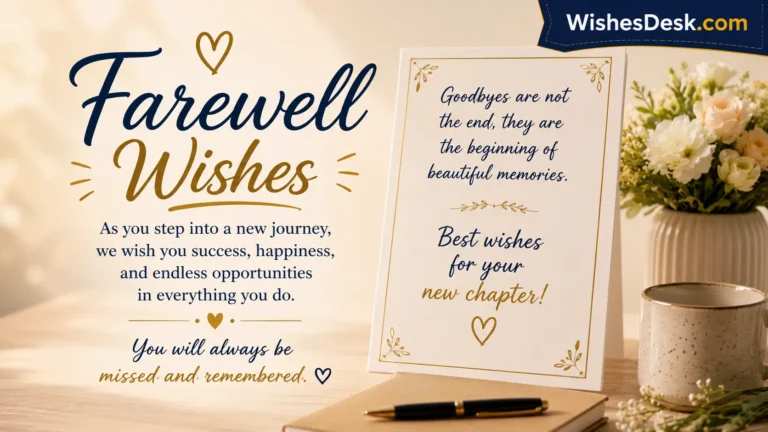 farewell wishes