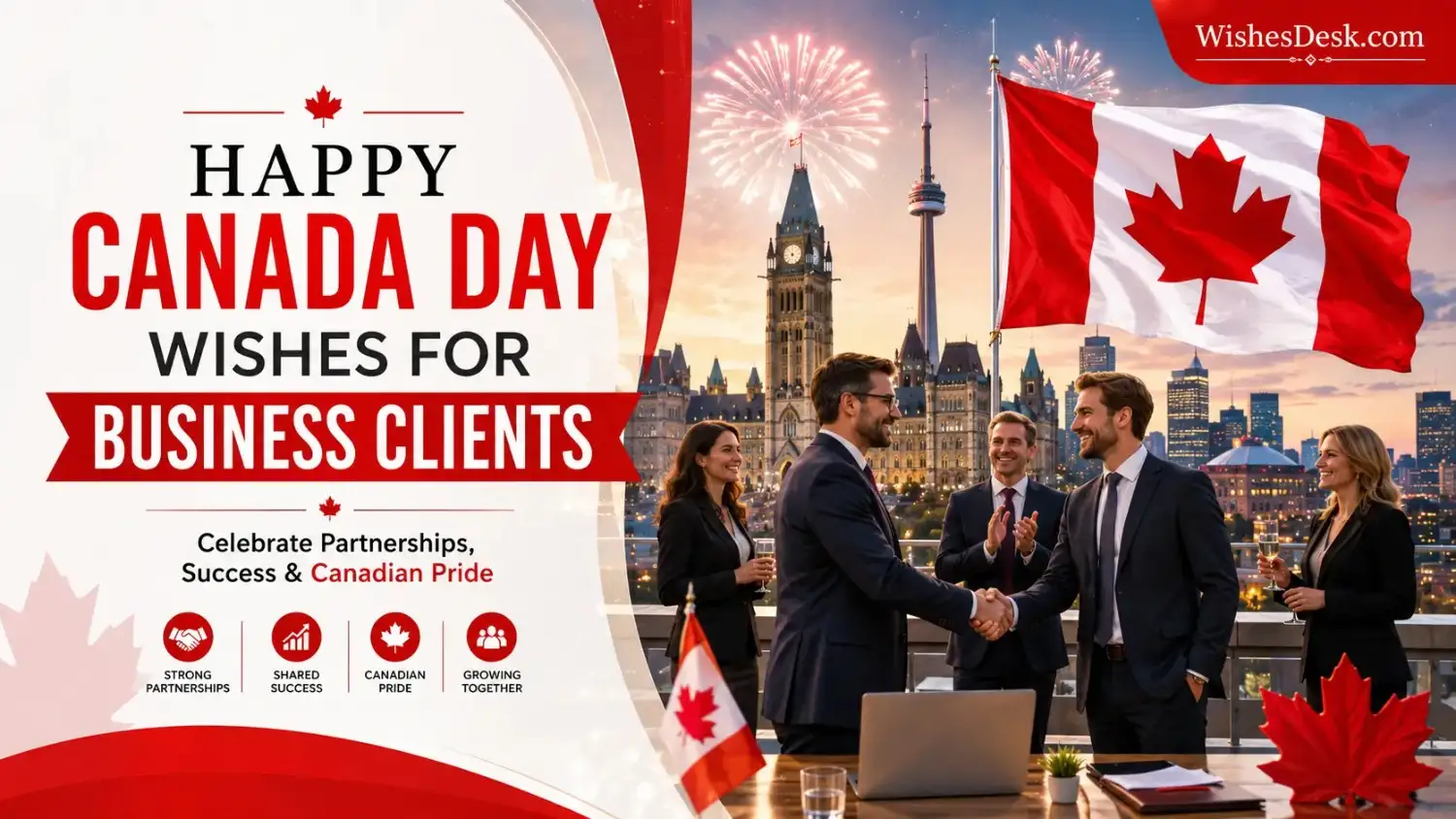 Happy Canada Day wishes for business clients