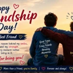 happy friendship day wishes for best friend