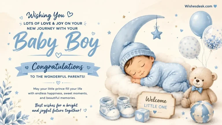 new baby boy wishes to parents