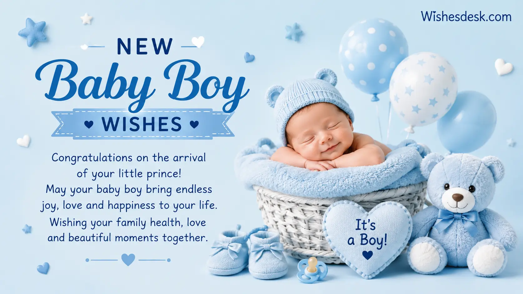 new baby boy wishes
