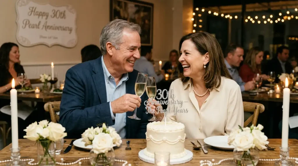 Pearl Anniversary Wishes for 30 Years Together