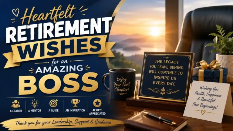 retirement wishes for boss