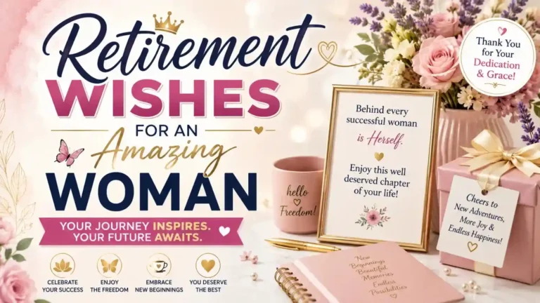 retirement wishes for woman