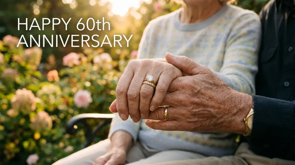 short 60th Wedding Anniversary Wishes