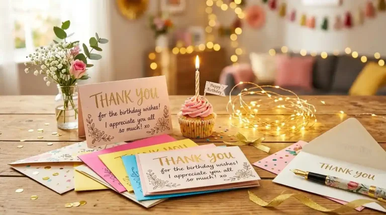 Thank you messages for the birthday wishes