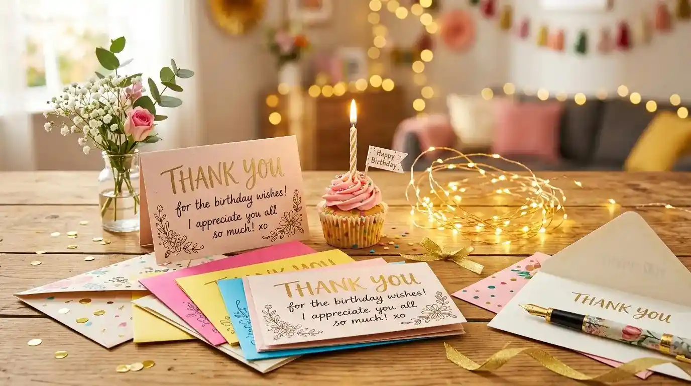 Thank you messages for the birthday wishes