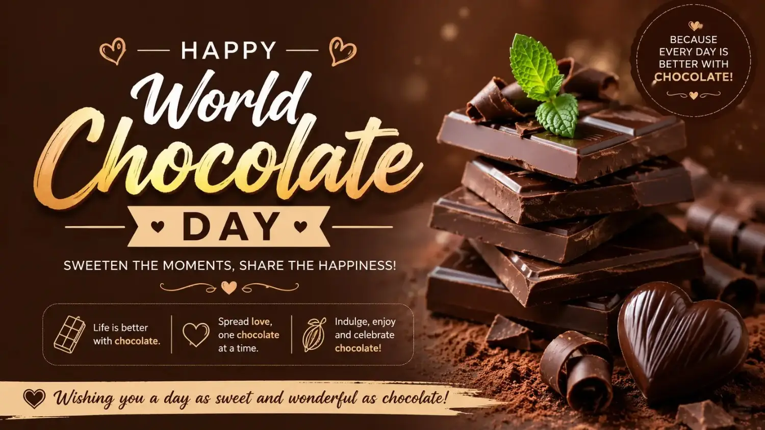 World Chocolate Day Wishes