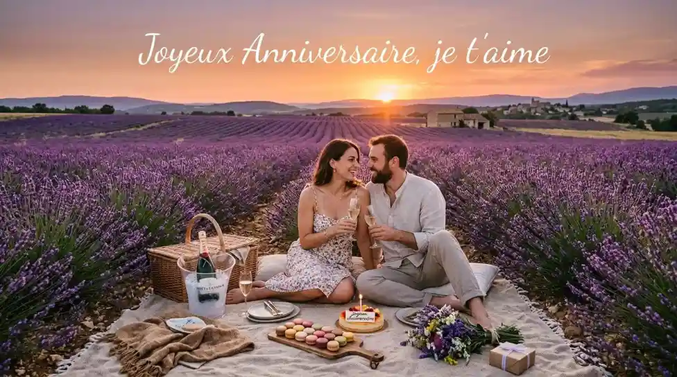Happy Birthday Wishes in French for Your Wife