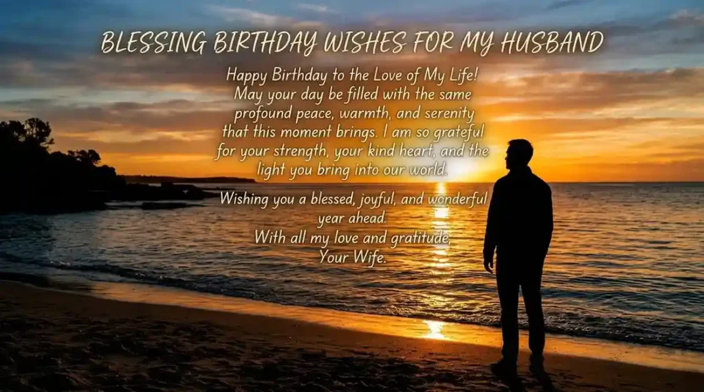 Blessing Birthday Wishes for Husband