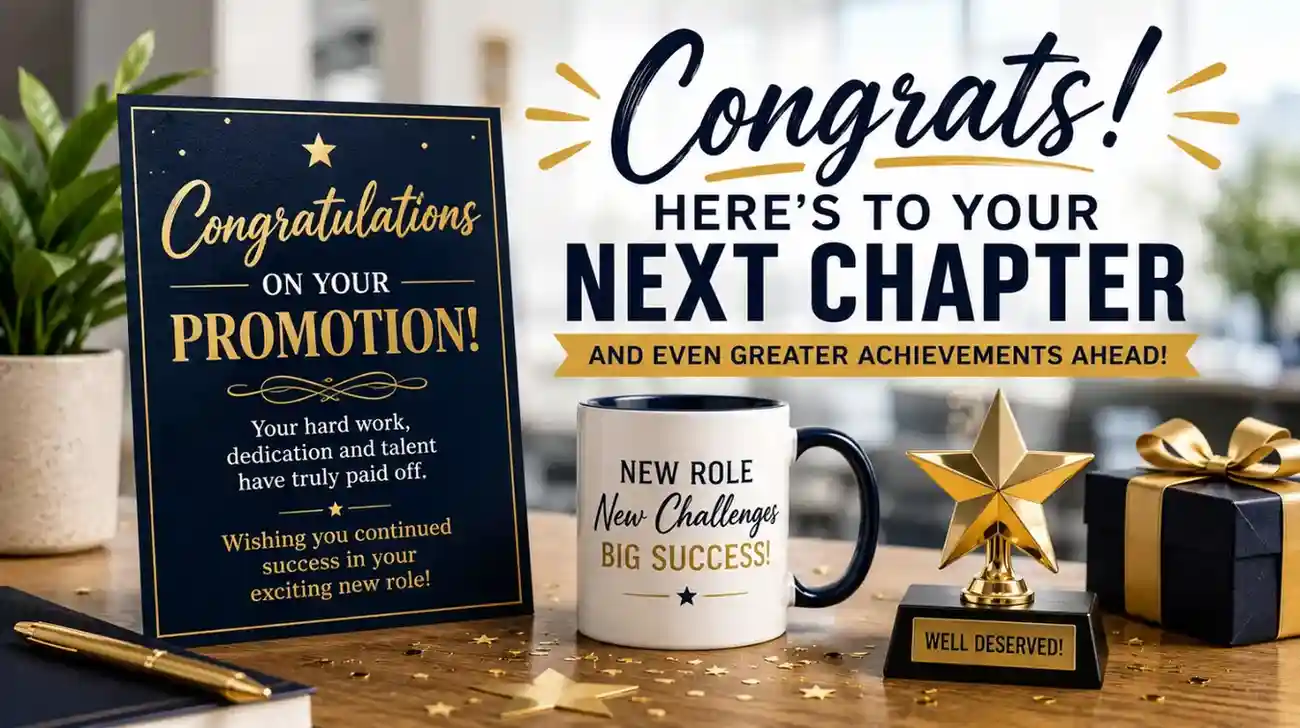 Congratulations on your promotion