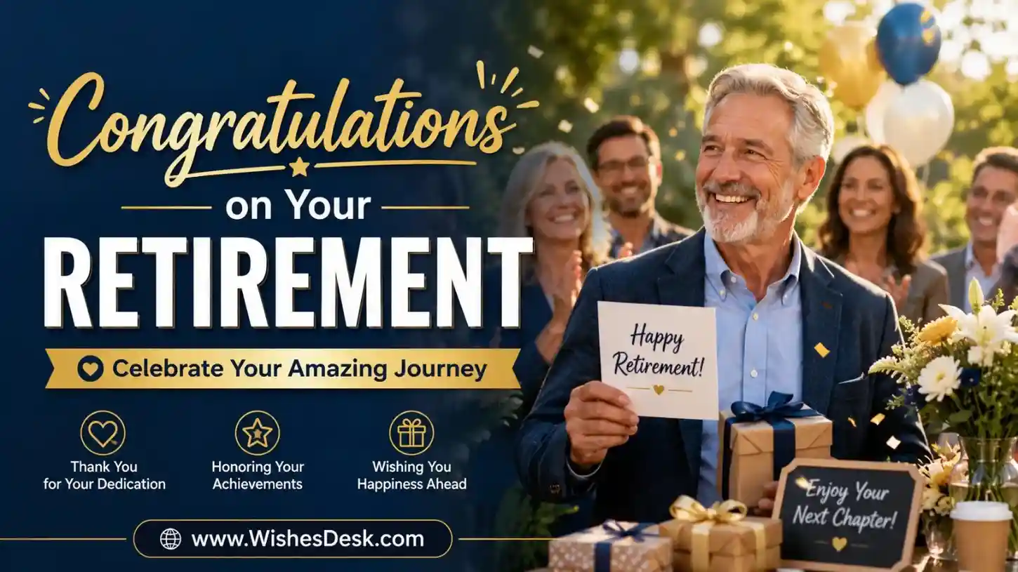 congratulations on your retirement