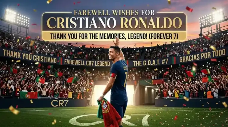 Farewell Wishes for Cristiano Ronaldo