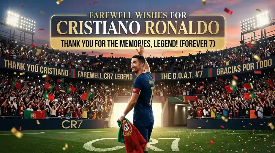 Farewell Wishes for Cristiano Ronaldo