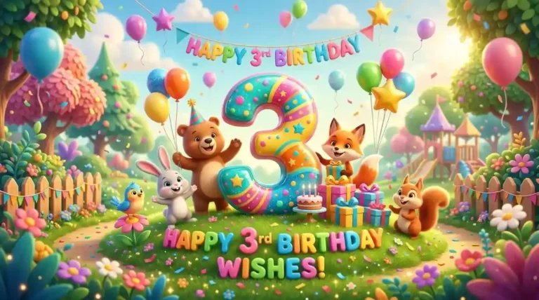 Happy 3rd Birthday Wishes
