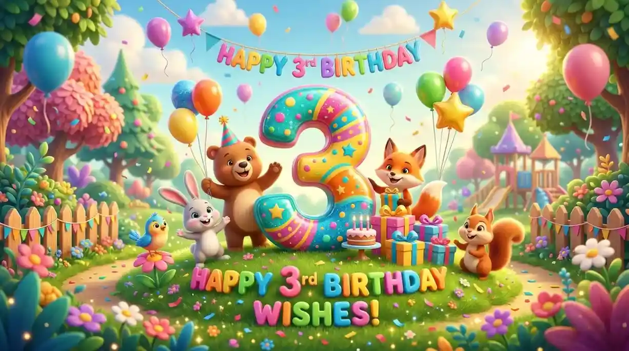 Happy 3rd Birthday Wishes