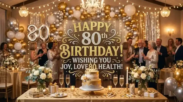 Happy 80th Birthday Wishes