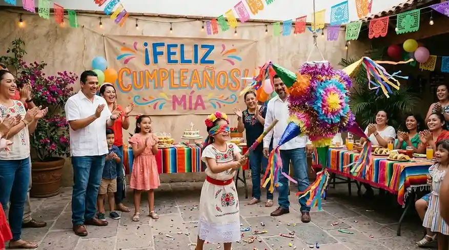 celebration happy birthday in spanish