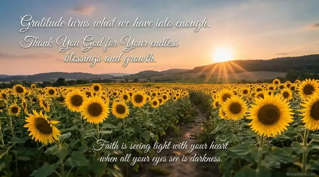 Heart-Touching Thank You God Messages