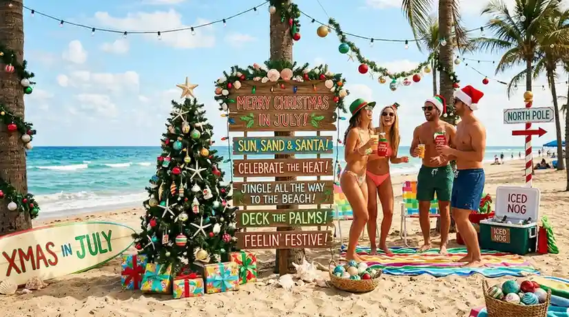 Merry Christmas in July Sayings