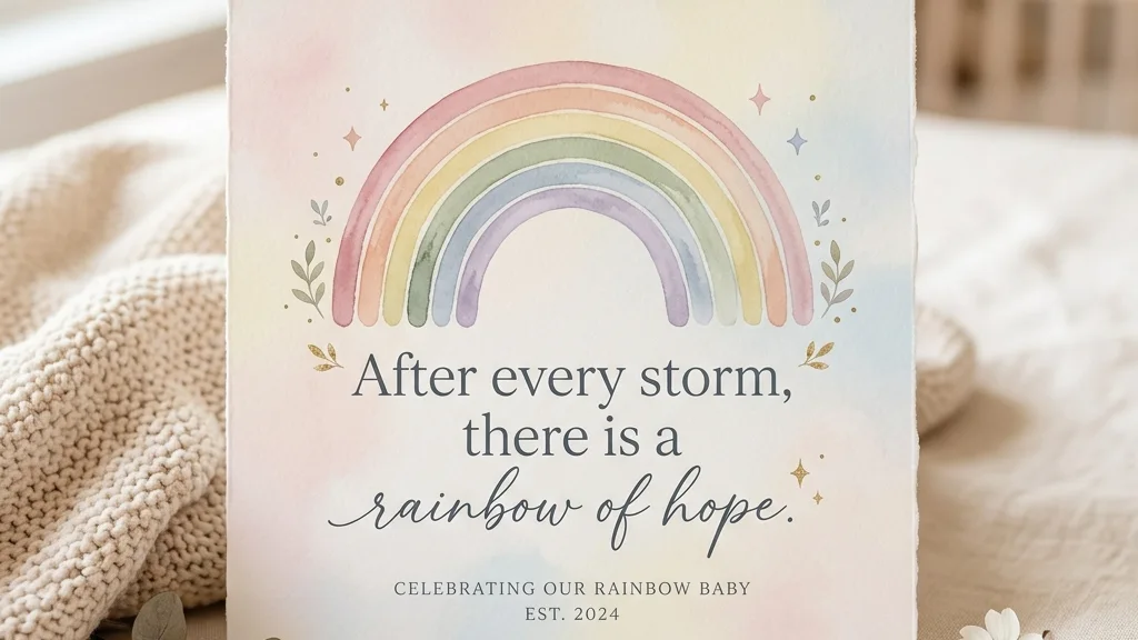 Rainbow Baby Instagram Captions