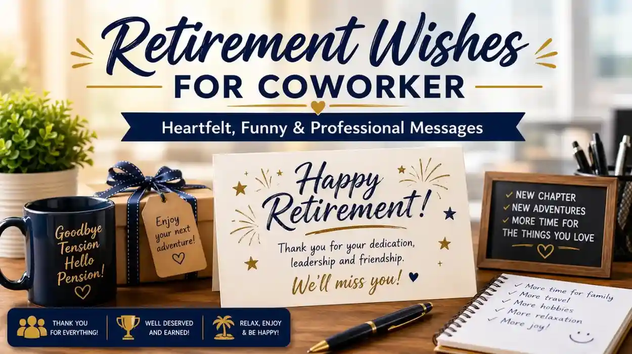 Retirement Wishes for Coworker