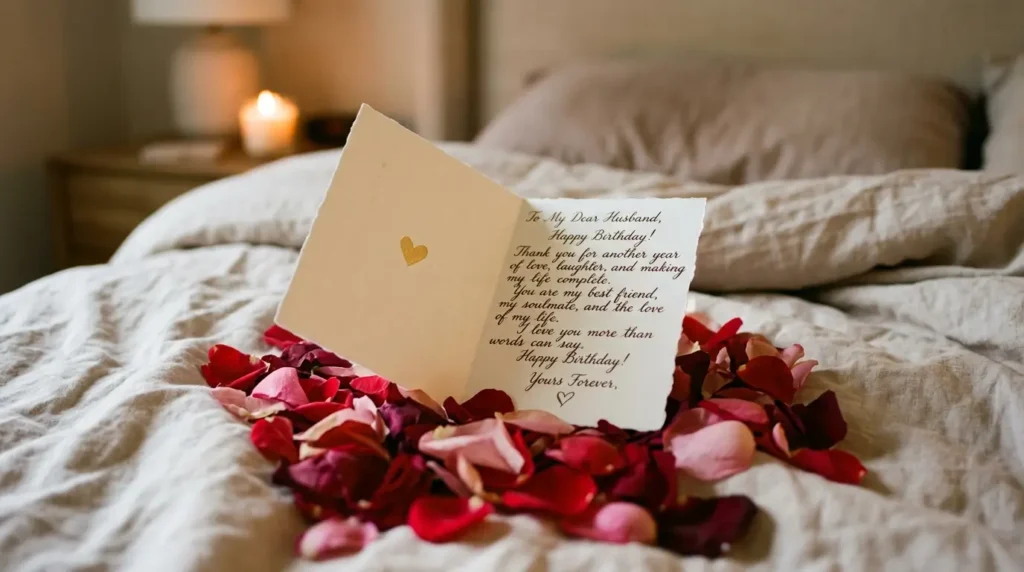 Romantic Happy Birthday Wishes for Husband