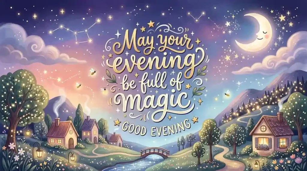 short good evening wishes