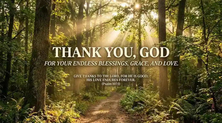 Thank You God Blessings
