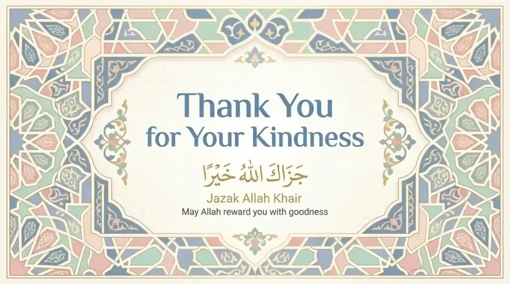 Thank You Messages for Muslims