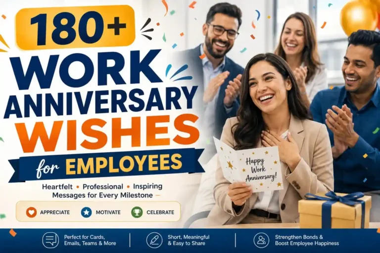 work anniversary wishes for employee