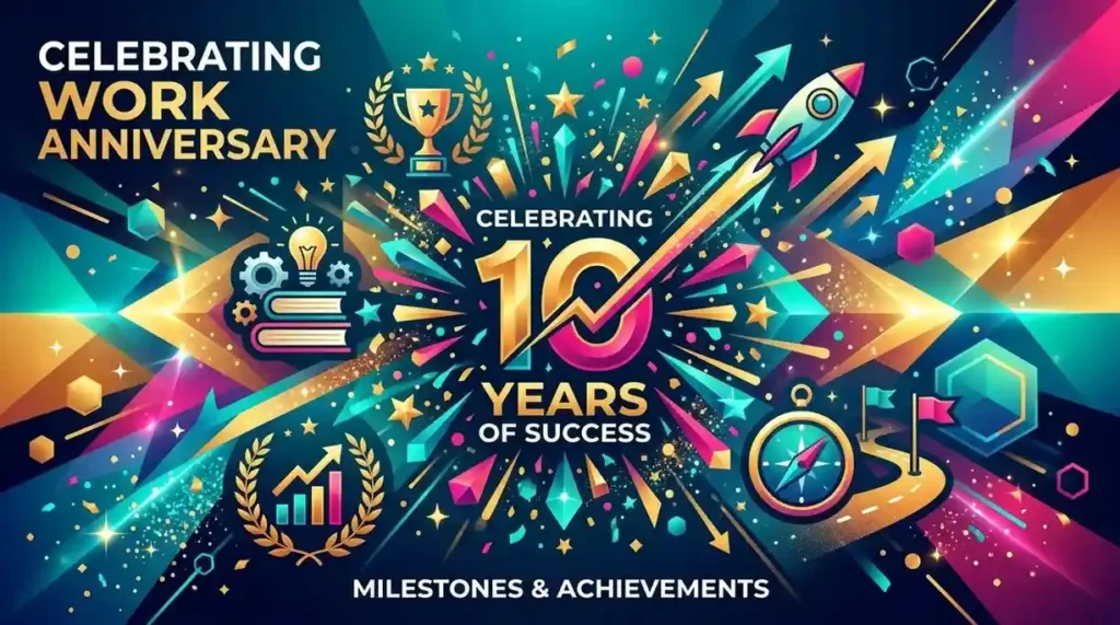Workplace anniversary celebration