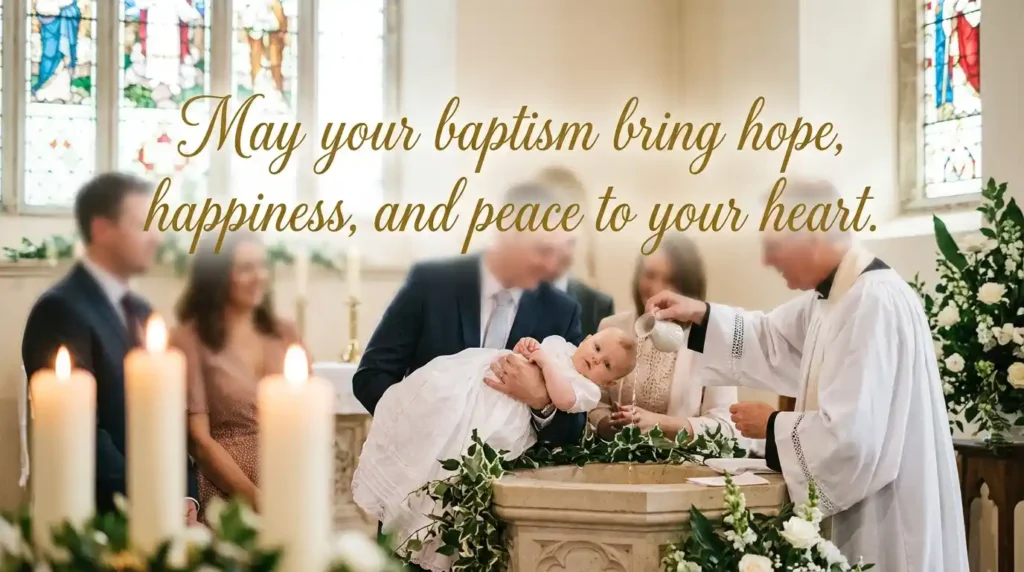 Baptism Wishes for a Boy from parents