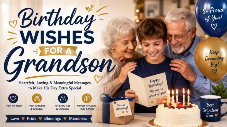 Birthday Wishes for a Grandson