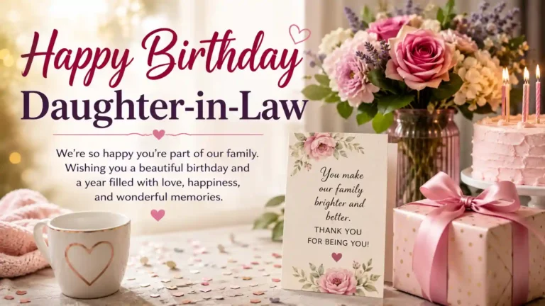 Birthday Wishes for Daughter-in-Law