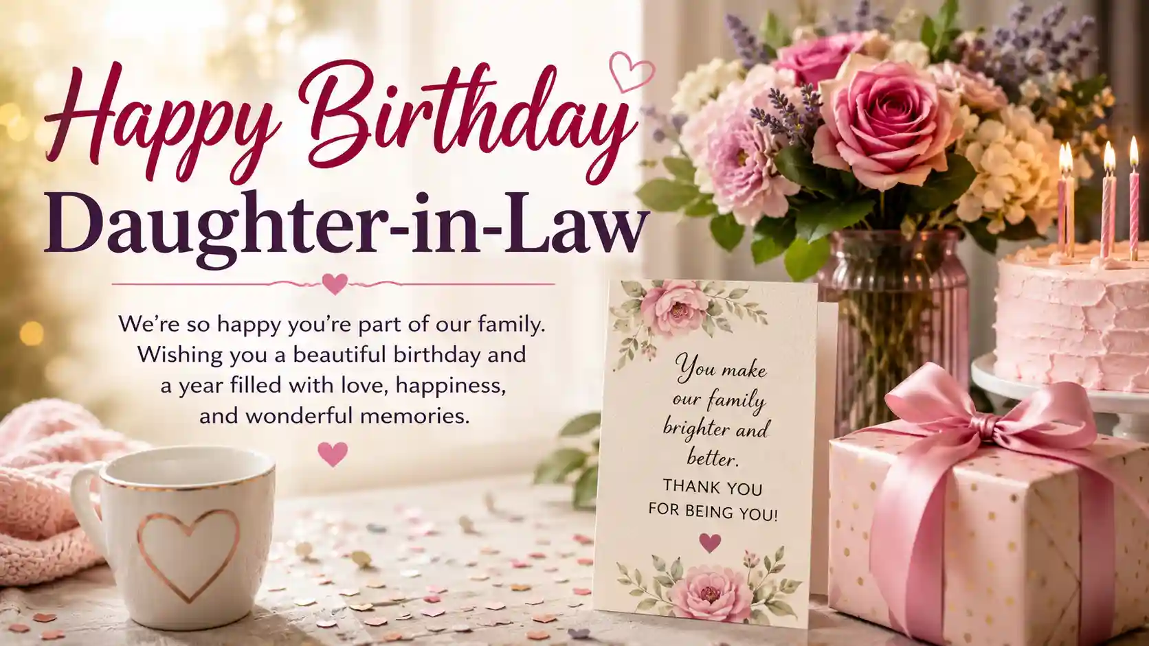 Birthday Wishes for Daughter-in-Law