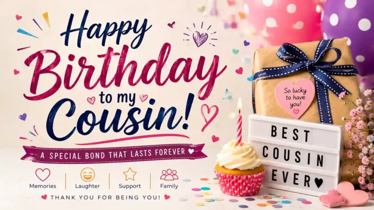 Birthday Wishes to Cousin