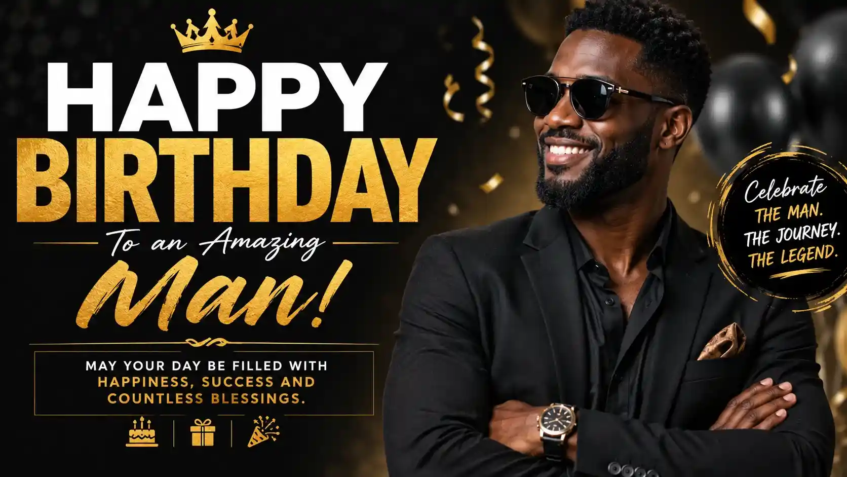 Black Man Birthday Wishes