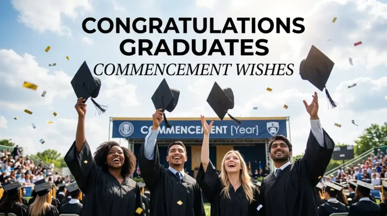 commencement wishes