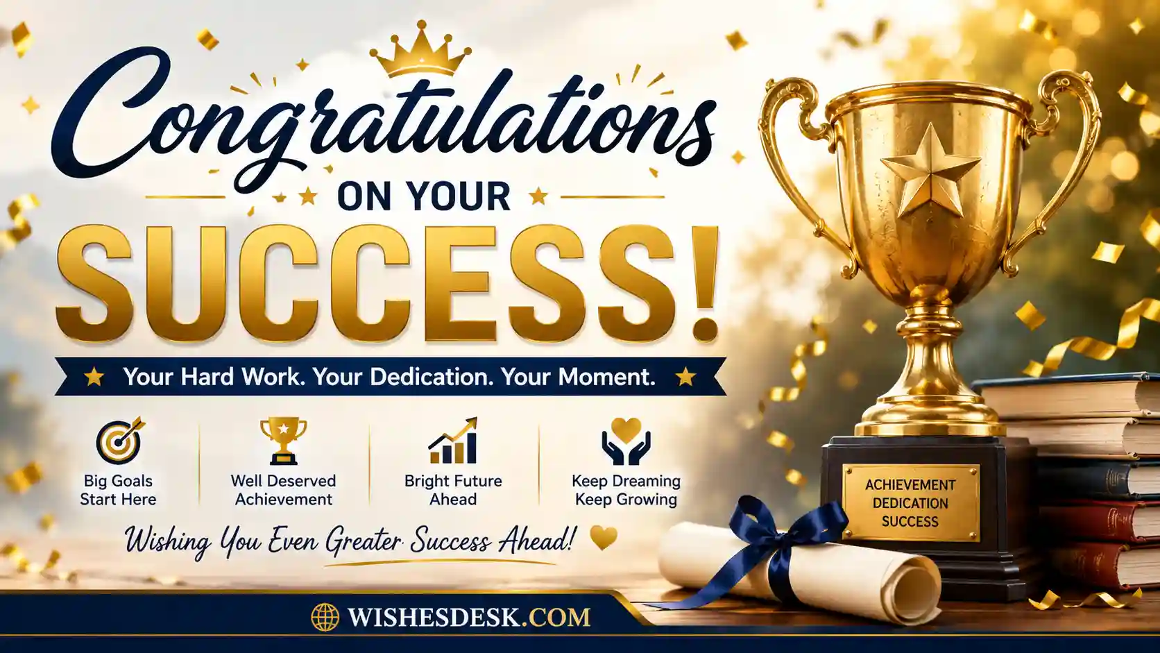 Congratulations Wishes for Success