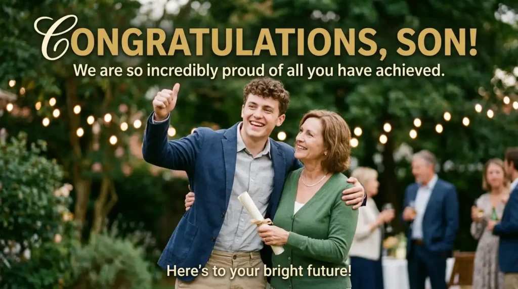 Congratulations Wishes for Your Son