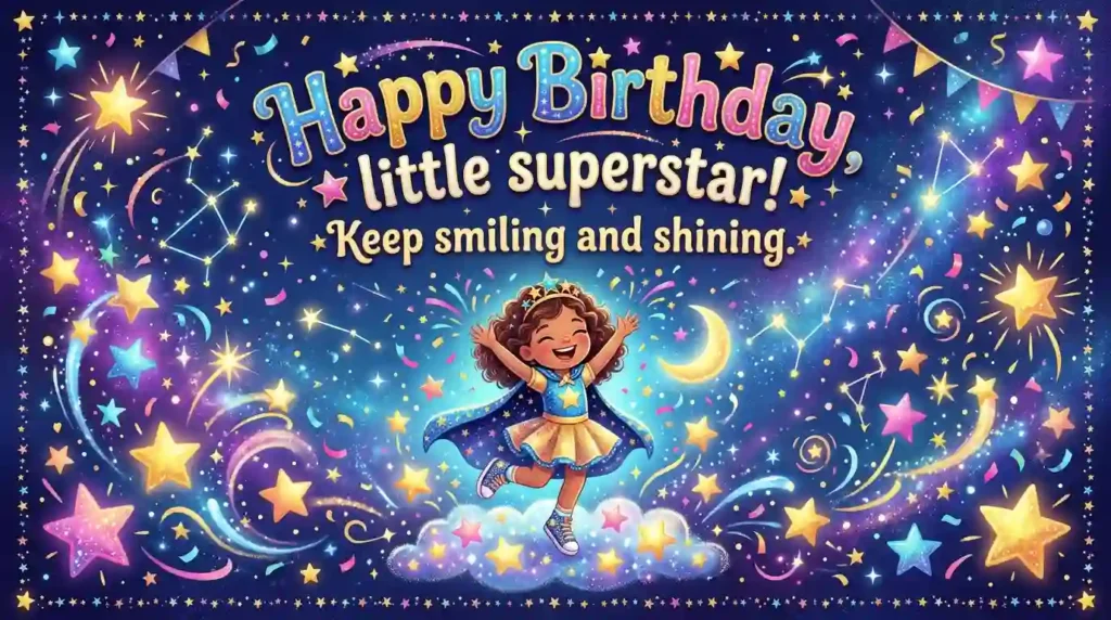 Cute Birthday Wishes for Kids